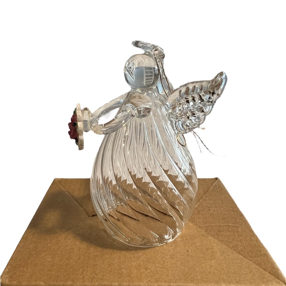 Current Wedding Glass Angel Ornament - Picture 5 of 9